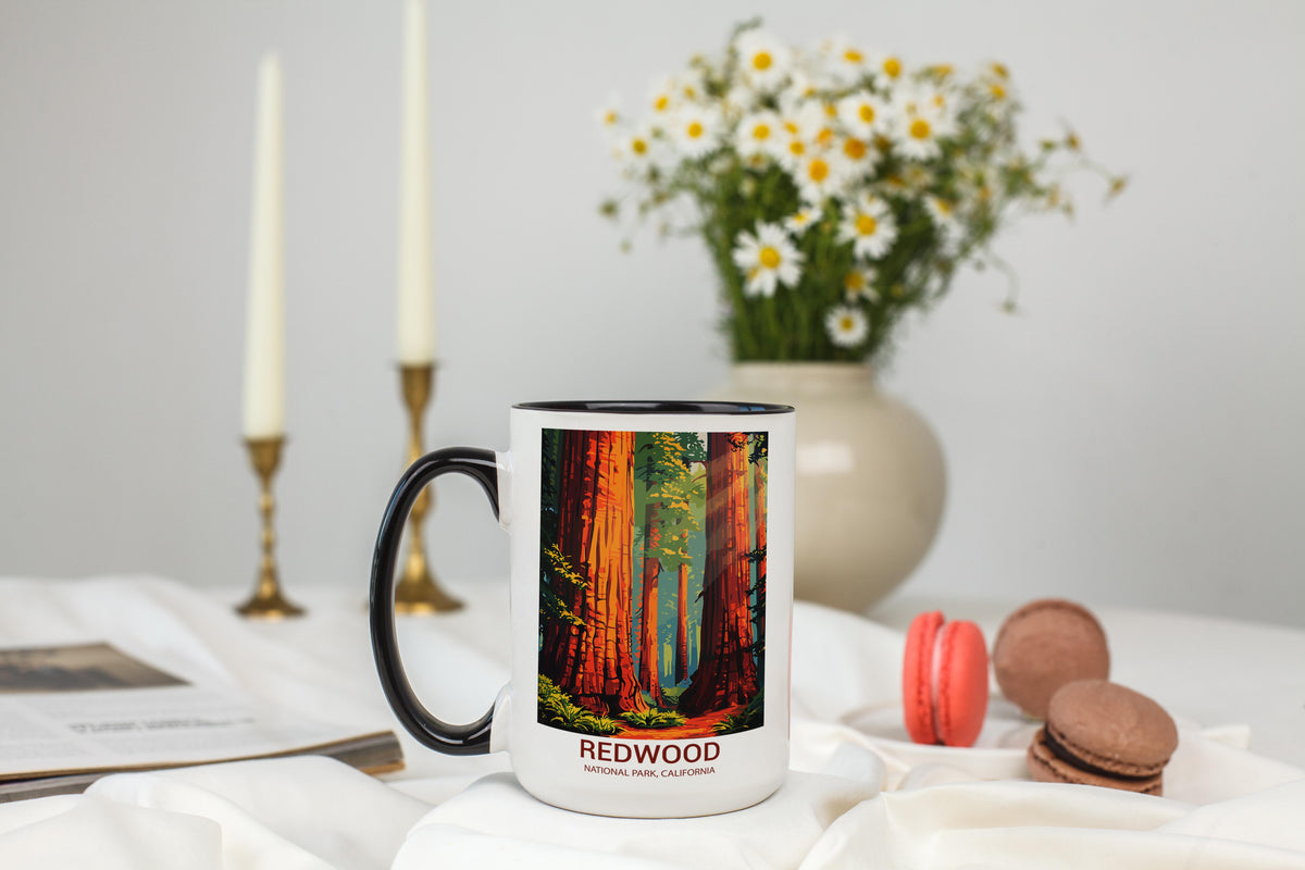 Redwood - California - US National Park Tourism Mug