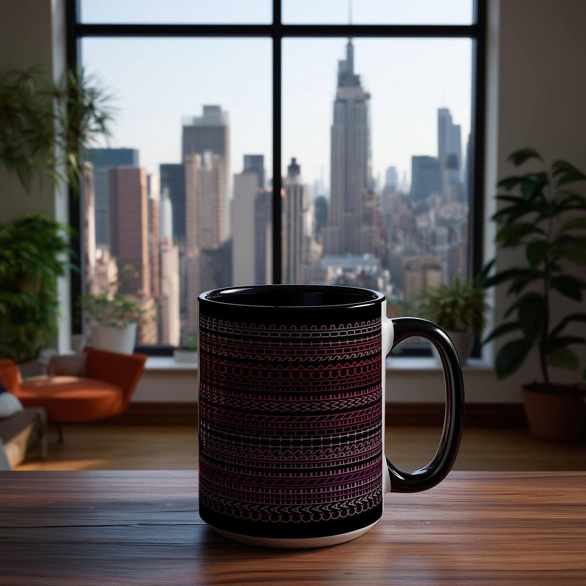 Hidden Message "Caffeine First then we F*ck Sh*t Up" Mug