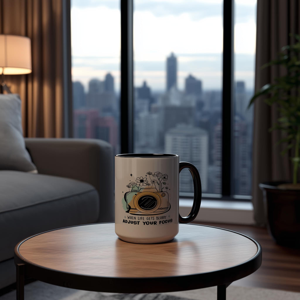 Adjust Your Focus - Affirmation and Motivation mug