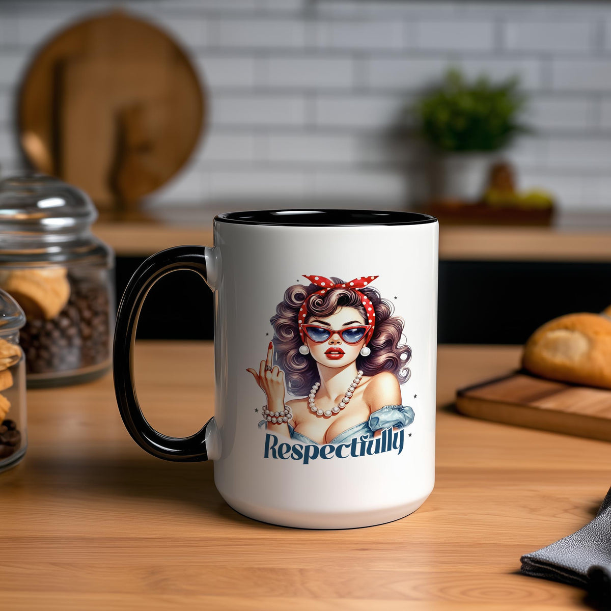 Respectfully.... - Adult Humor Mug