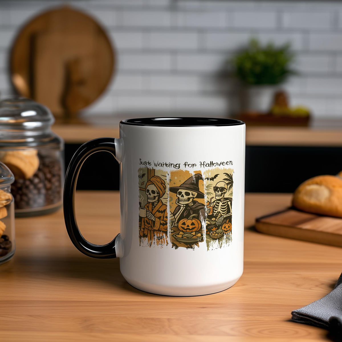 Just Waiting for Halloween - Halloween Mug